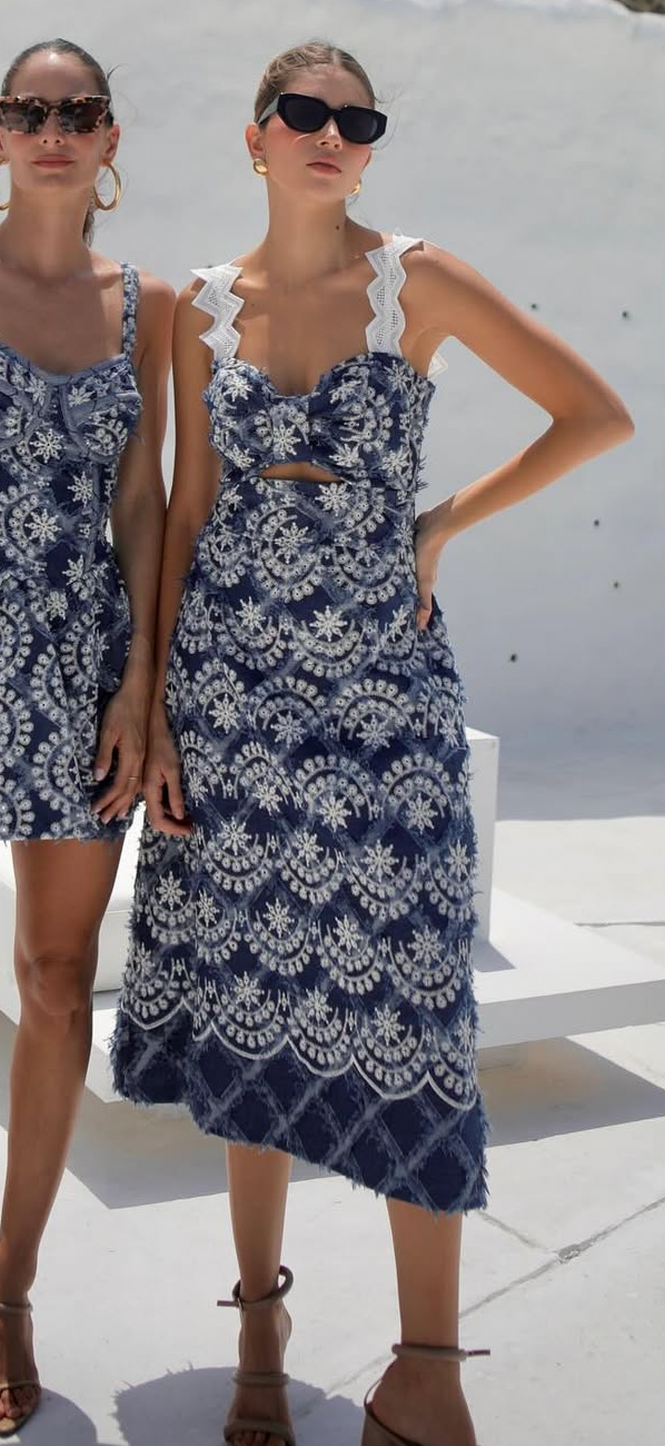 VESTIDO LAZO JEANS