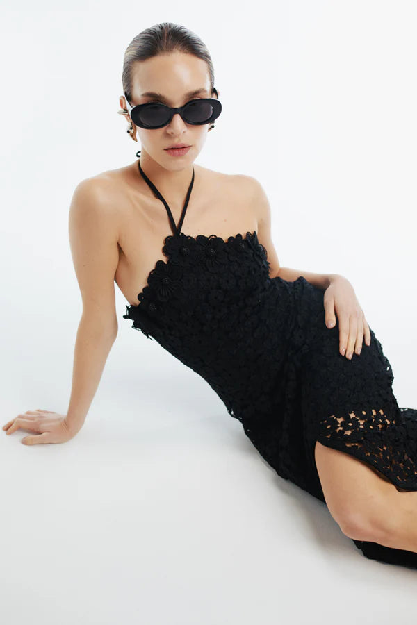 VESTIDO CELESTINA NEGRO.