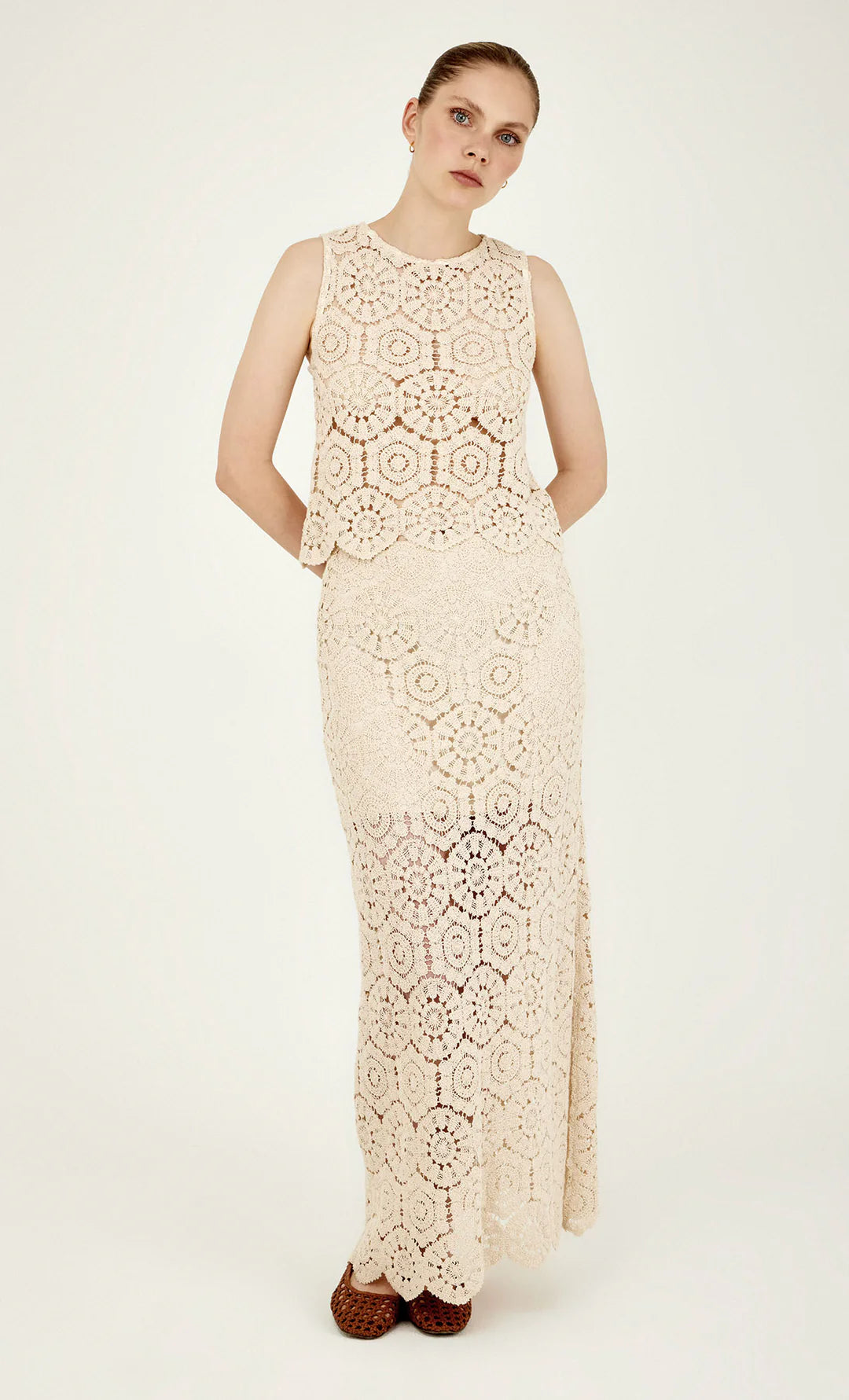FALDA TUNISIAN BEIGE