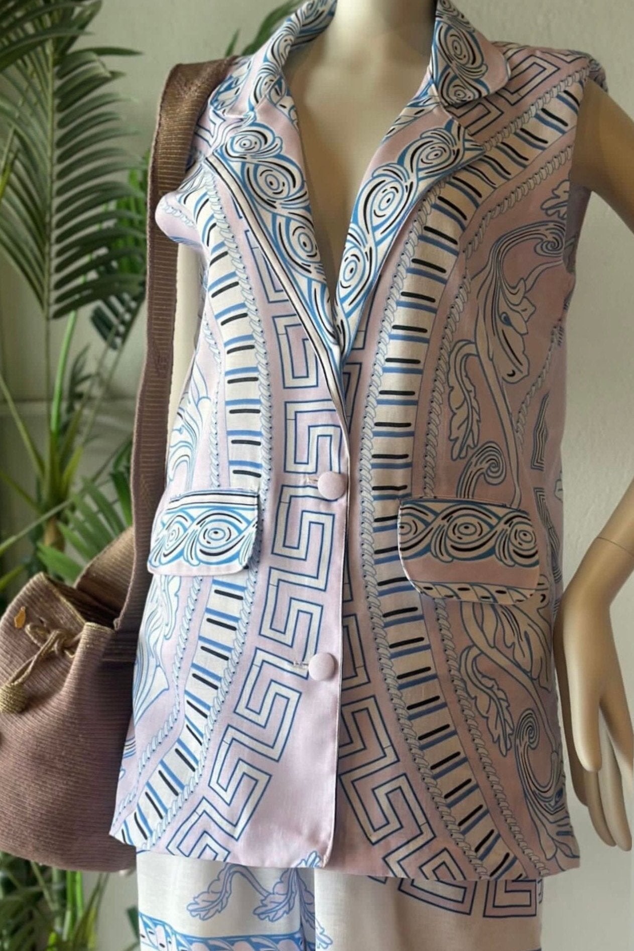CHAQUETA VIETRI ROSA/AZUL