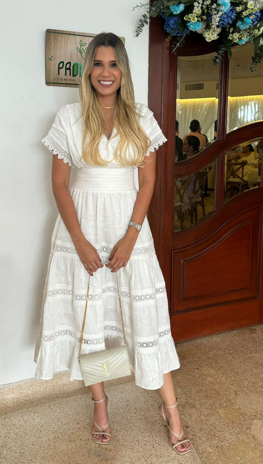 VESTIDO OASIS BLANCO