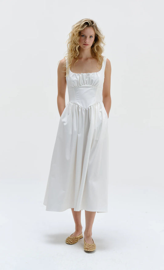 VESTIDO MOSSI IVORY