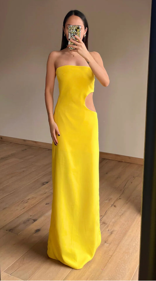 VESTIDO VICTORIA AMARILLO