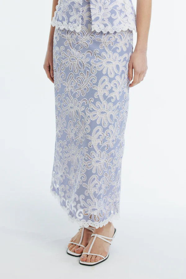 FALDA NINA AZUL