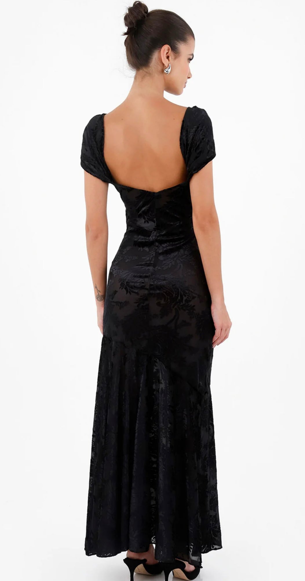 VESTIDO ZEPHYR MIDI BLACK