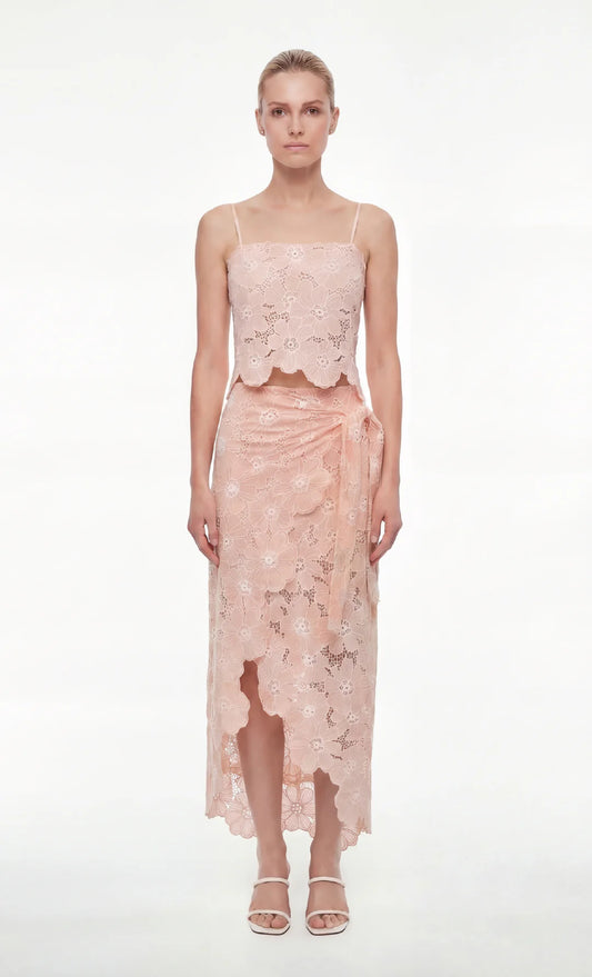 SET PEACH FALDA