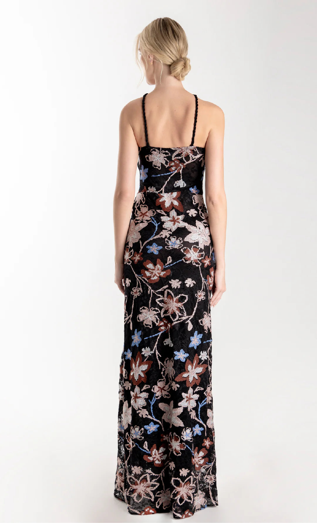 VESTIDO LARGO CHRISTY NEGRO