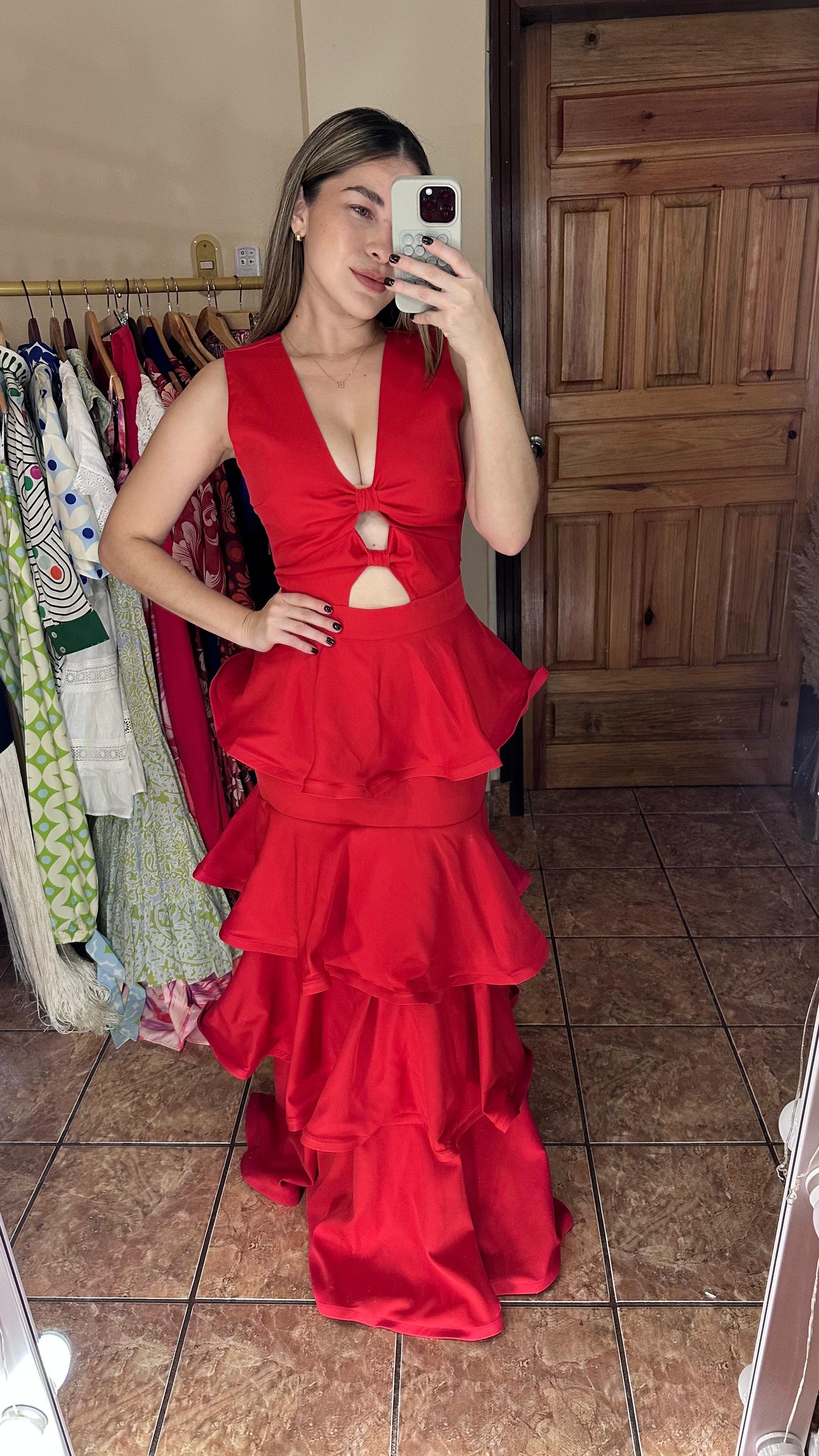VESTIDO ANNA ROJO