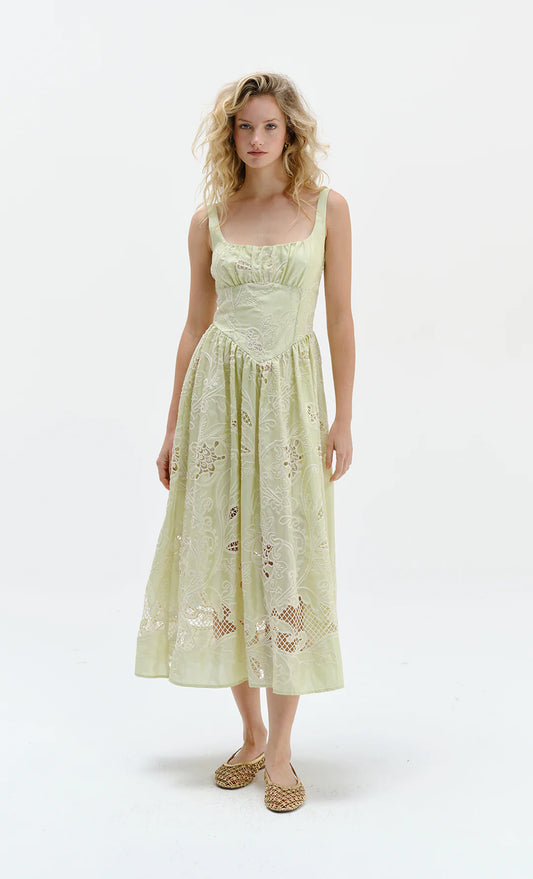 VESTIDO MOSSI VERDE