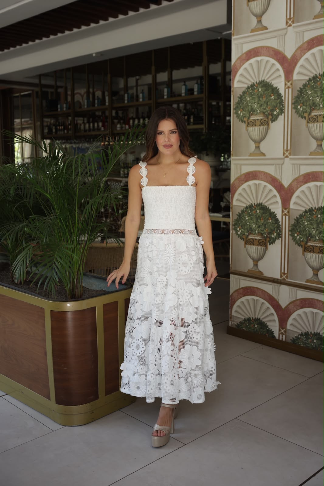 VESTIDO BORDADO BLANCO